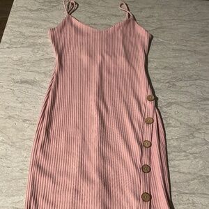 Baby Pink Dress Womens